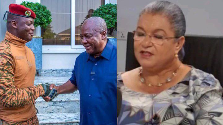 Hannah Tetteh Sends Message to Mahama About the President of Burkina Faso