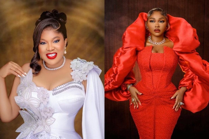 Toyin Abraham blasts Mercy Aigbe over outfit to movie premiere