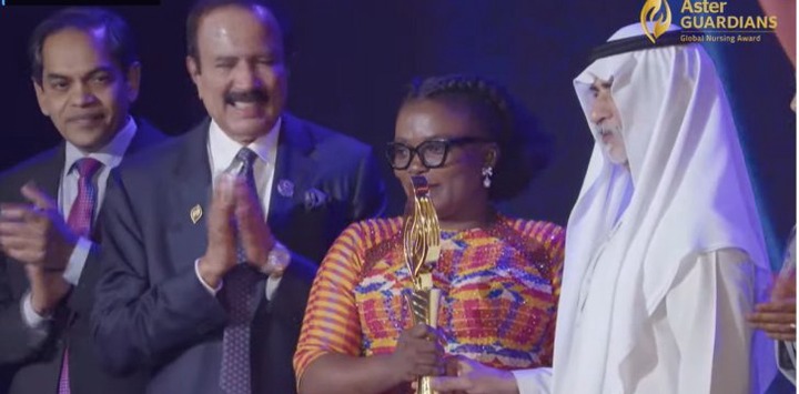 Naomi Oyoe Ohene Oti, Ghanaian Oncology Nurse Specialist wins $250,000 2025 Aster Guardians Global Nursing Award