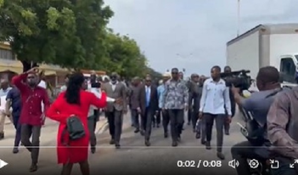Watch as Afenyo-Markin, NPP MPs hit the streets to EOCO over Wontumi’s detention