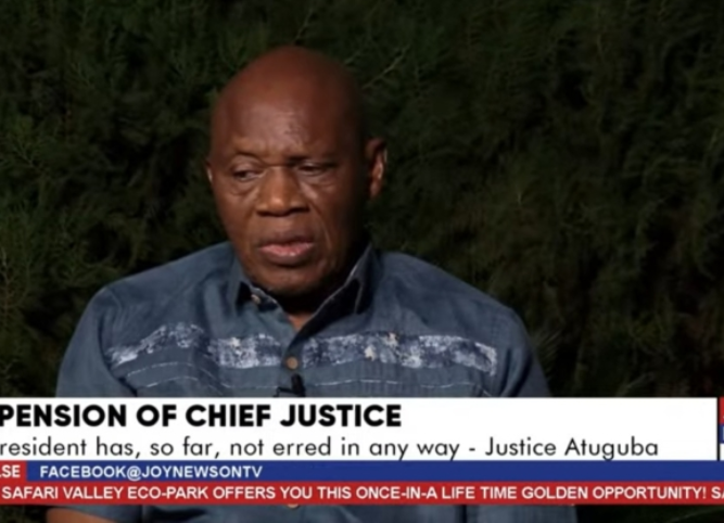 Mahama should’ve recommended SC nominees from the Bar, academia, to achieve balance – Justice Atuguba