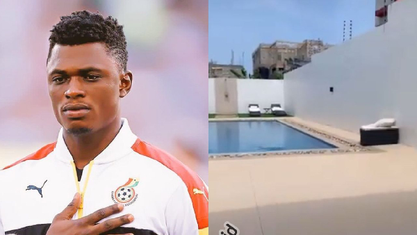 Watch as former Black Stars defender Rashid Sumaila shows off his stunning mansion