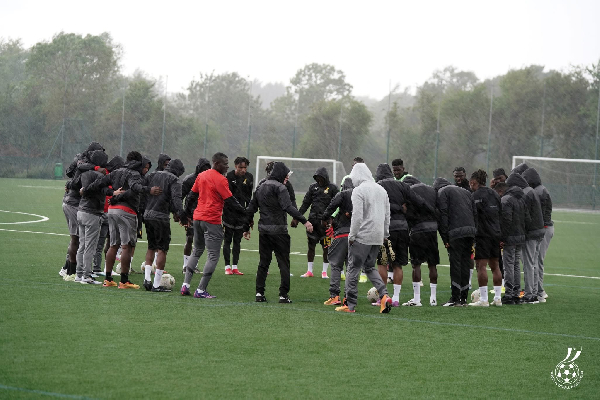 Watch Black Stars’ first training session ahead of Nigeria clash