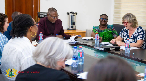 Dr. Apaak welcomes Canadian International Development Scholarships team