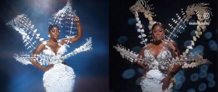 Ghanaian actress, Nana Akua Addo Shuts Down AMVCA in Head-Turning Rotating Dress