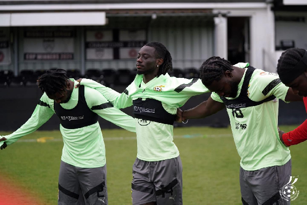 Watch the Black Stars training ahead of game against Trinidad and Tobago