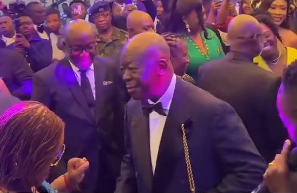 Watch Asantehene thrill audience as he takes the dance floor