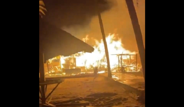 Fire tears through Maaha Beach Resort, destroys structures