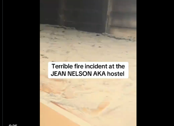 Fire guts room at University of Ghana’s Jean Aka Nelson Hostel