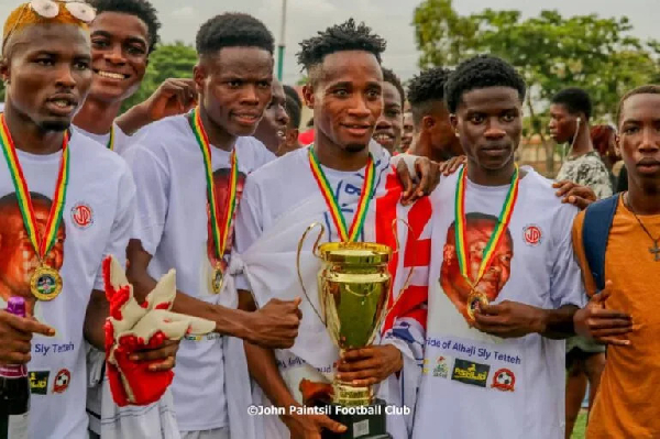 John Paintsil honors late Alhaji Sly Tetteh with emotional tribute after league triumph