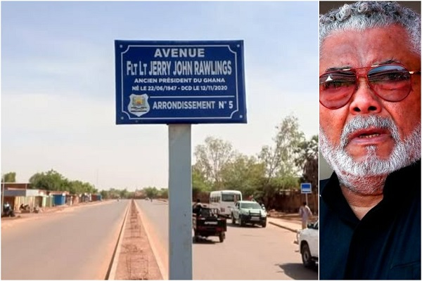 Burkina Faso names major street after JJ Rawlings