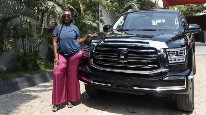 Hajia Bintu Puts A New Car On Display
