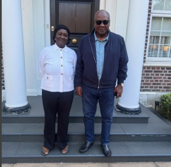President Mahama visits Veep on Mother’s Day, shares update on her health