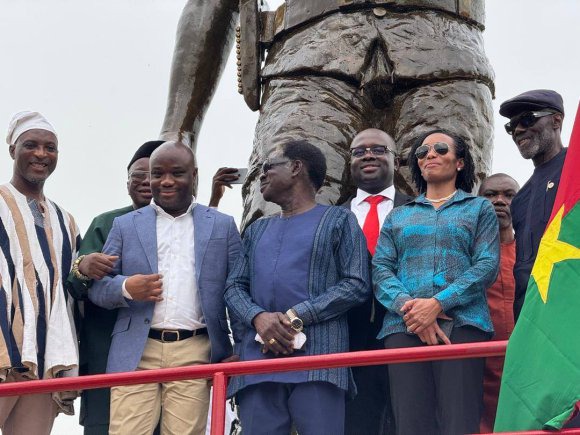 Ghana joins Burkina Faso at inauguration of memorial park and giant statue in honour of Thomas Sankara