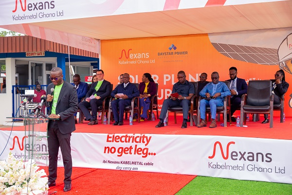 Nexans Kabelmetal Ghana unveils solar power system to boost energy transition