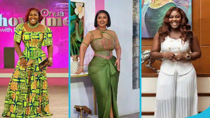 AJ Poundz Replaces McBrown on Onua Showtime, Stuns in Stylish African Print Dress