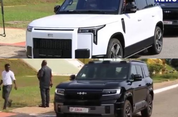 Watch as President Mahama declares gifted vehicles, donates them to the state