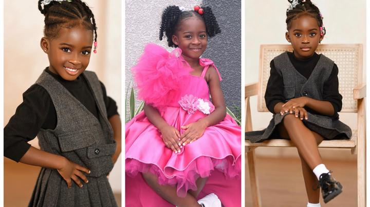 Fella Makafui and Medikal’s Daughter Island Fully Grown in new pictures.