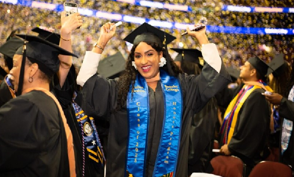 Juliet Ibrahim celebrates academic milestone with marketing communications degree