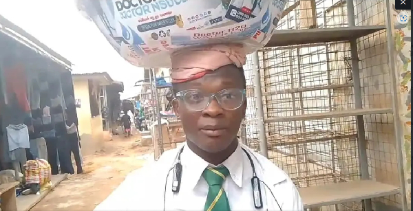 The KNUST optometry student who sells ‘pure water’ to fund his education