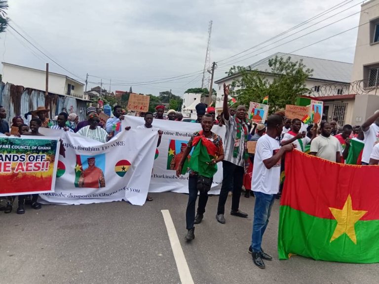 Burkina Be diaspora in Ghana solidarise with President Traoré after foiled coup attempt