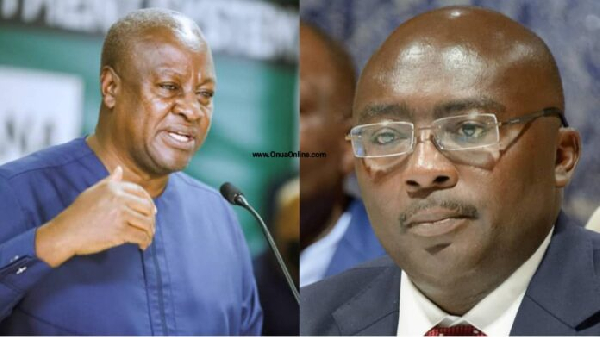 Effective leadership behind cedi gains – Mahama to Bawumia