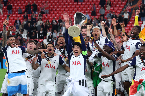 Tottenham beat Man Utd to win 2024/25 Europa League