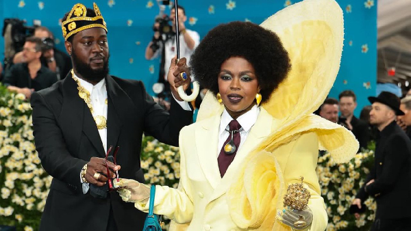 Lauryn Hill stuns at 2025 Met Gala in symbolic outfit by Ghana’s Jude Dontoh