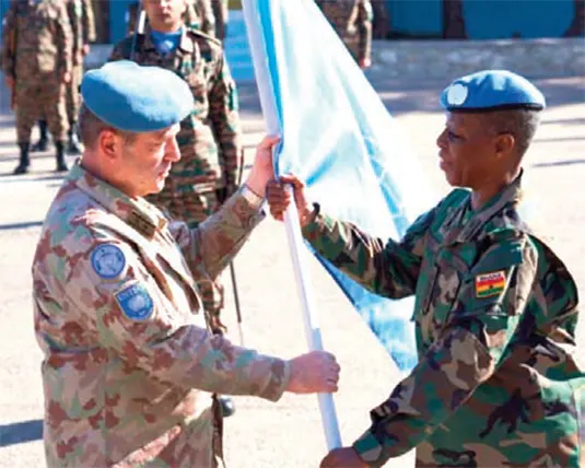 Maj. Gen. Asmah Takes Over UNDOF