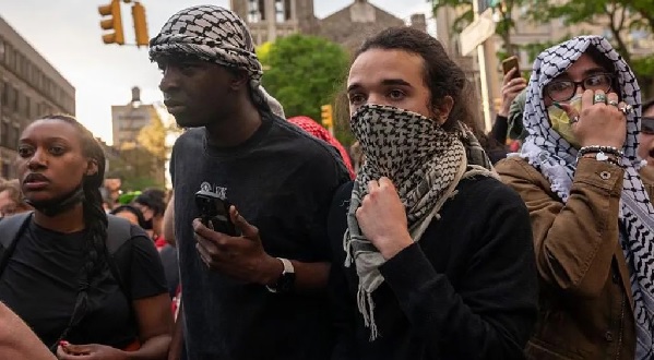 Dozens of pro-Palestinian protesters arrested at Columbia University