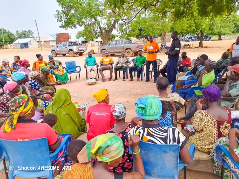 Gbele Resource Reserve hands over shea nut storage facility to Dimajang community