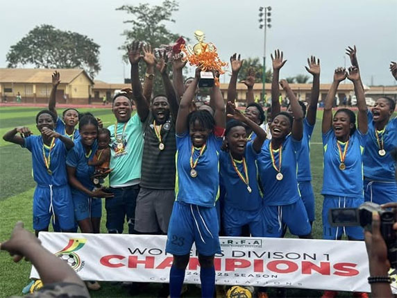 Dormaa Candy Ladies Crowned BARFA Women’s Division One Champions