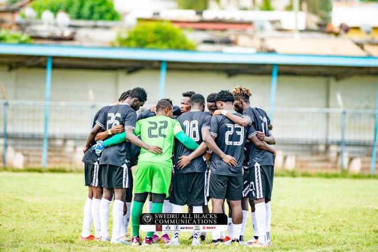 Swedru All Blacks qualifiers for 2025/26 Ghana Premier League after 3-0 win against New Edubiase United