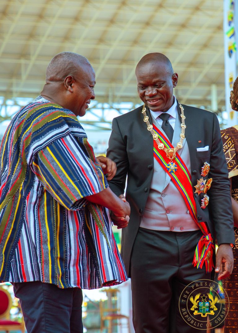 Mahama returns to Accra after participating in historic investiture of Gabon President 