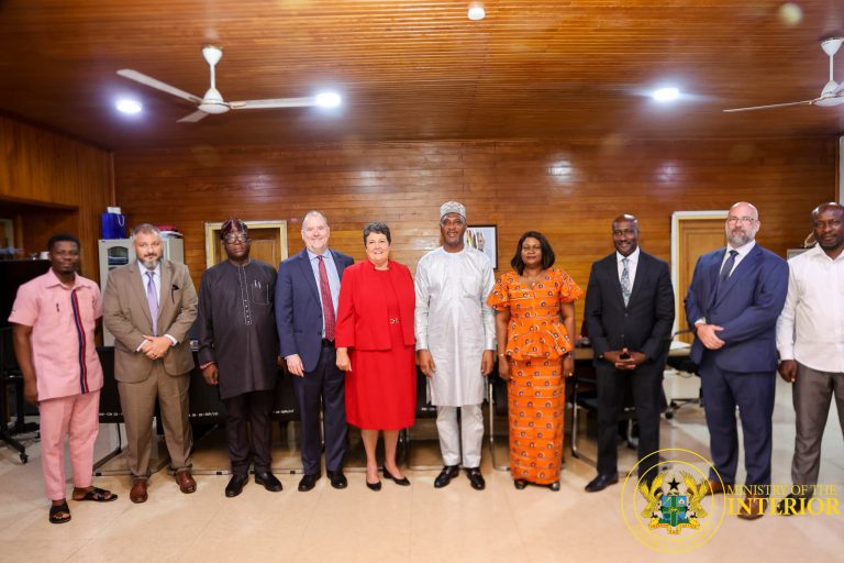 Muntaka Mubarak hosts outgoing U.S. Ambassador Virginia Palmer