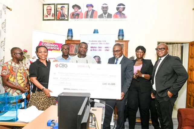 Imperial General Assurance Supports Korle Bu
