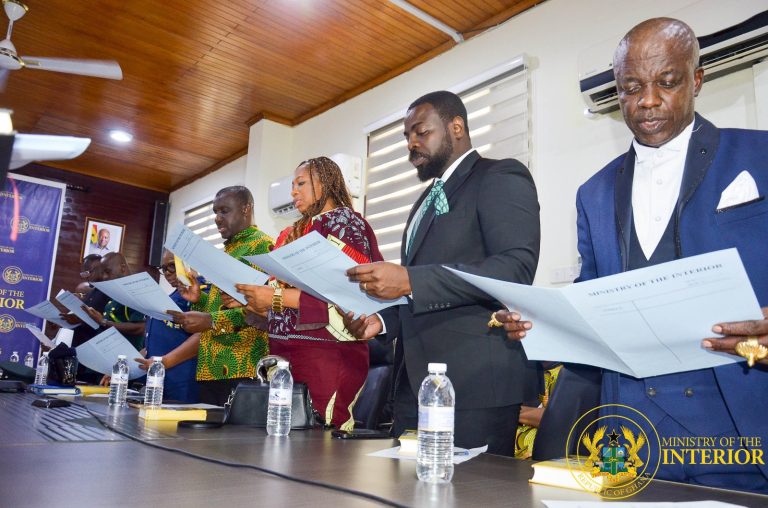 Interior Minister Urges NIA Board to Strengthen National ID System for All Ghanaians