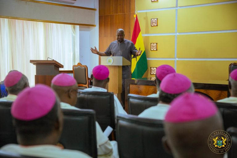 Catholic Bishops back Mahama’s efforts to end galamsey menace