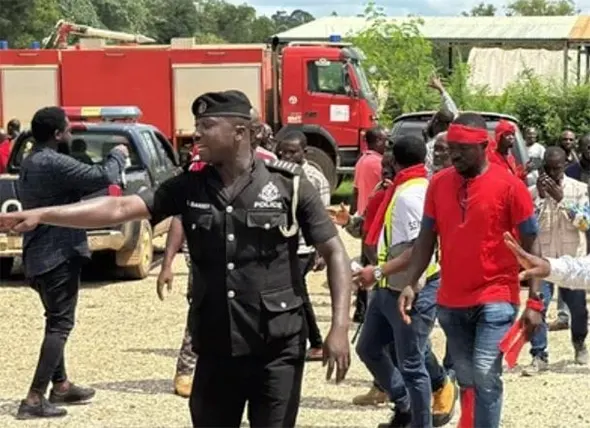 Prestea Mine Workers Go Wild