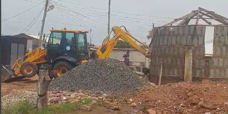 Krowor Municipal Assembly demolishes shrine erected on waterway