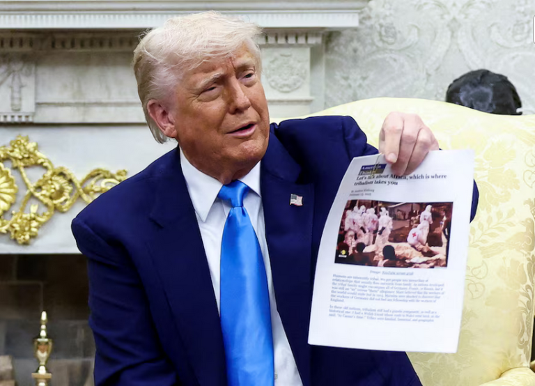Trump’s image of dead ‘white farmers’ came from Reuters footage in Congo, not South Africa