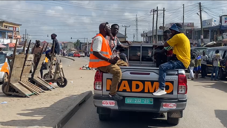 Awutu Senya East Municipal Assembly begins decongestion exercise in Kasoa