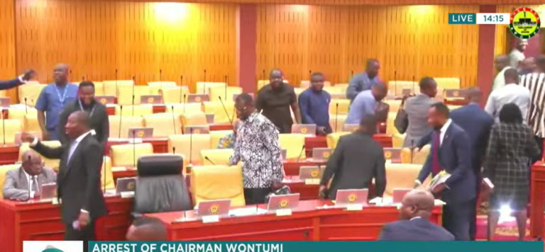 Minority walks out of Parliament over Wontumi’s continued detention