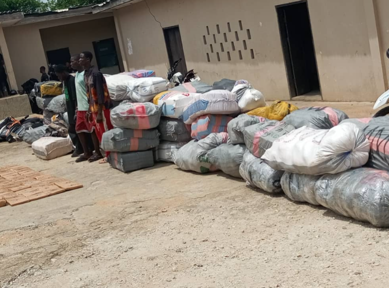 Police intercept large quantities of suspected Indian hemp on Volta Lake, three arrested