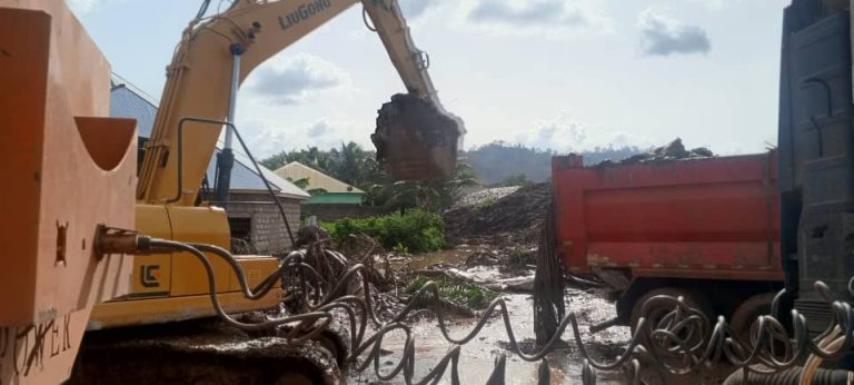 Bibiani Anhwiaso Bekwai Assembly desilts gutters to prevent flooding
