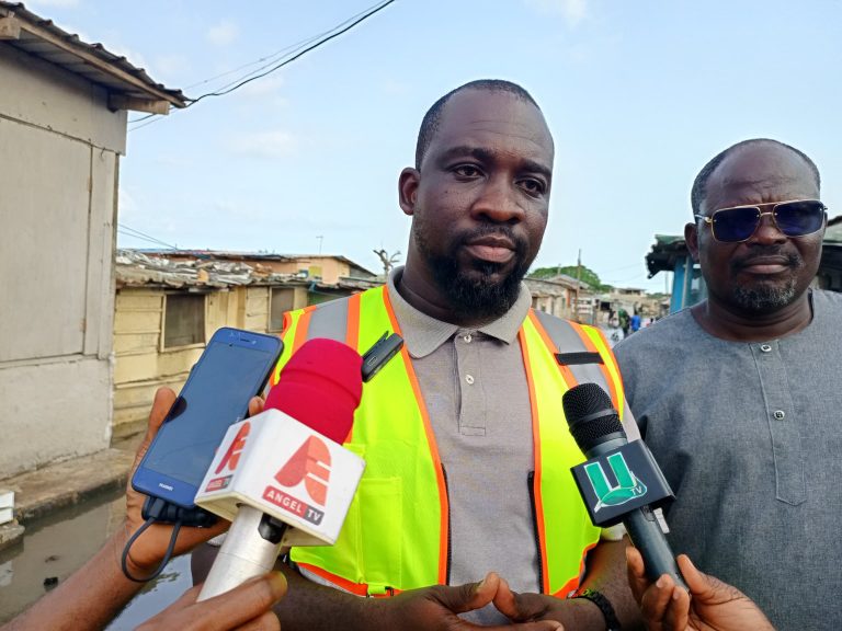 Tema West MCE visits devastated flooded areas