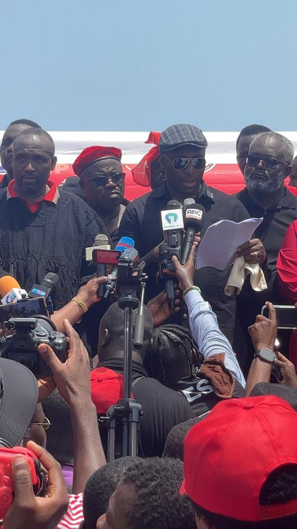 Save the Judiciary Protest: Demonstrators Submit Petition to Jubilee House