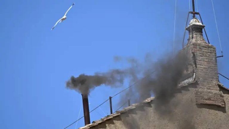 Black smoke rises again as ballot remains inconclusive