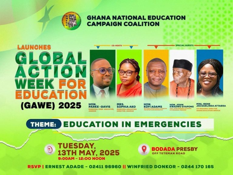 GNECC launches Global Action Week for education in Oti Region