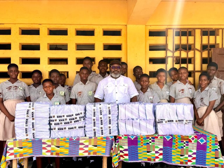 Kofi Asare marks 46th birthday with 10,000 exercise books donation
